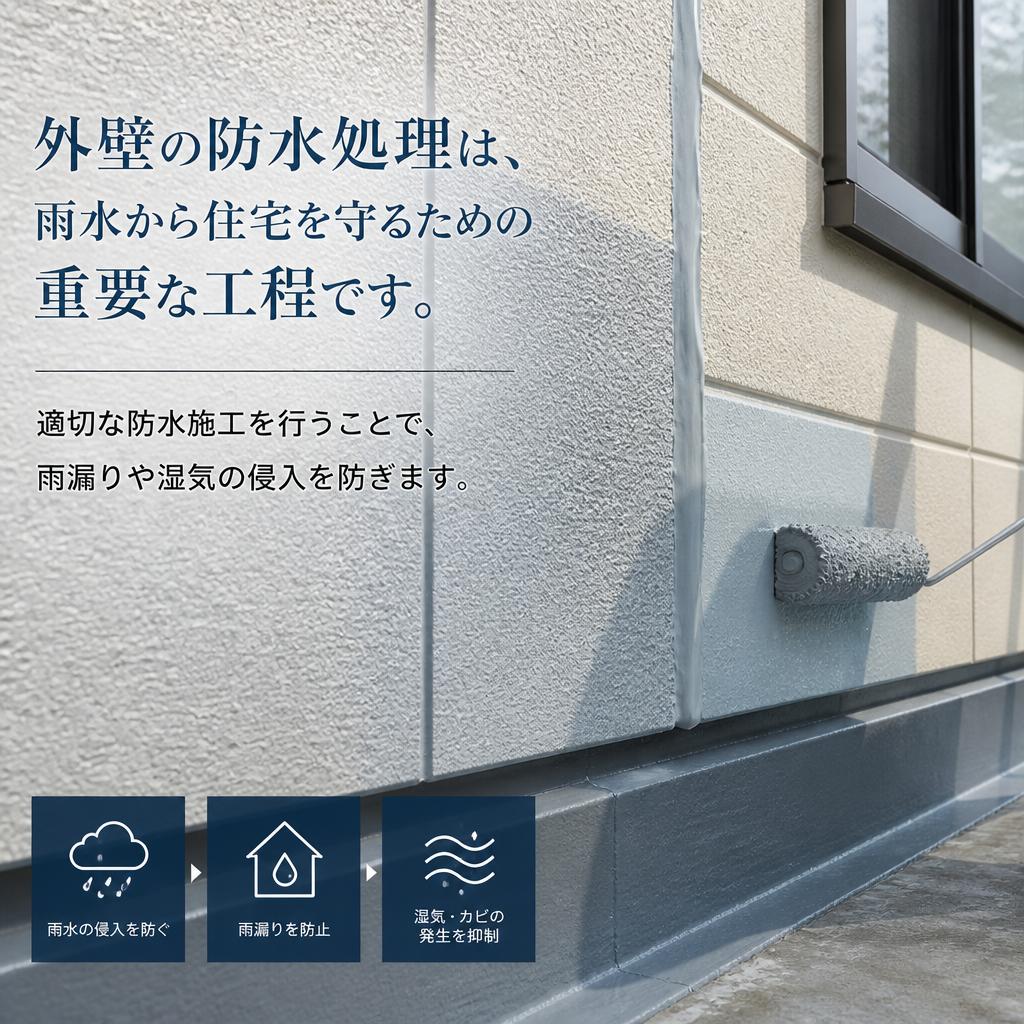 4. 防水施工で家を守る!