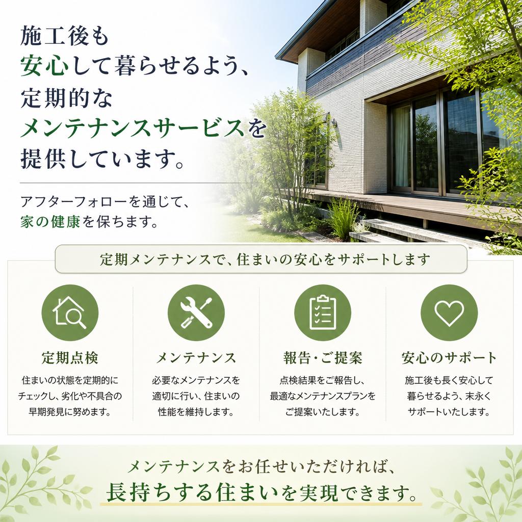 5. メンテナンスサービスの提供