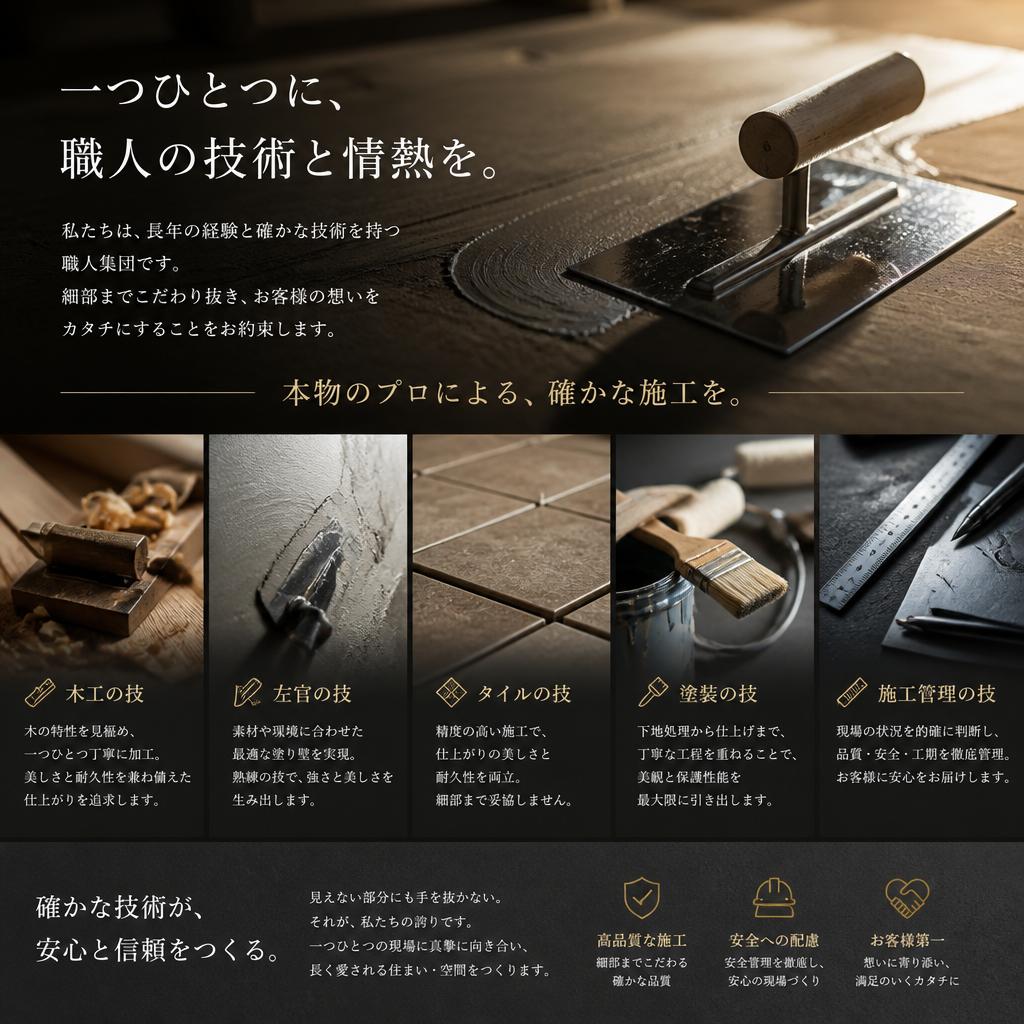 4. プロの技術 - 職人のこだわり