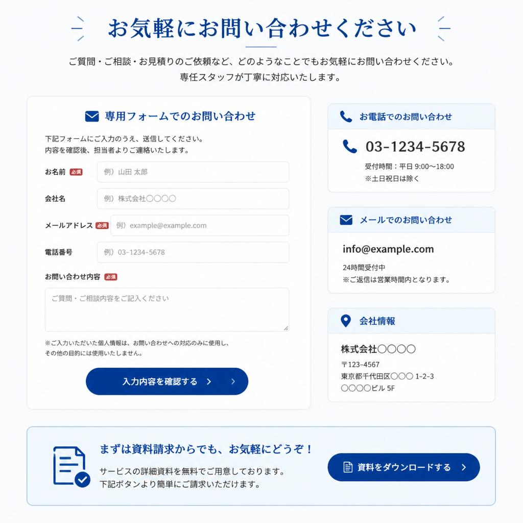 7. お問い合わせ - あなたの理想の住まいを実現
