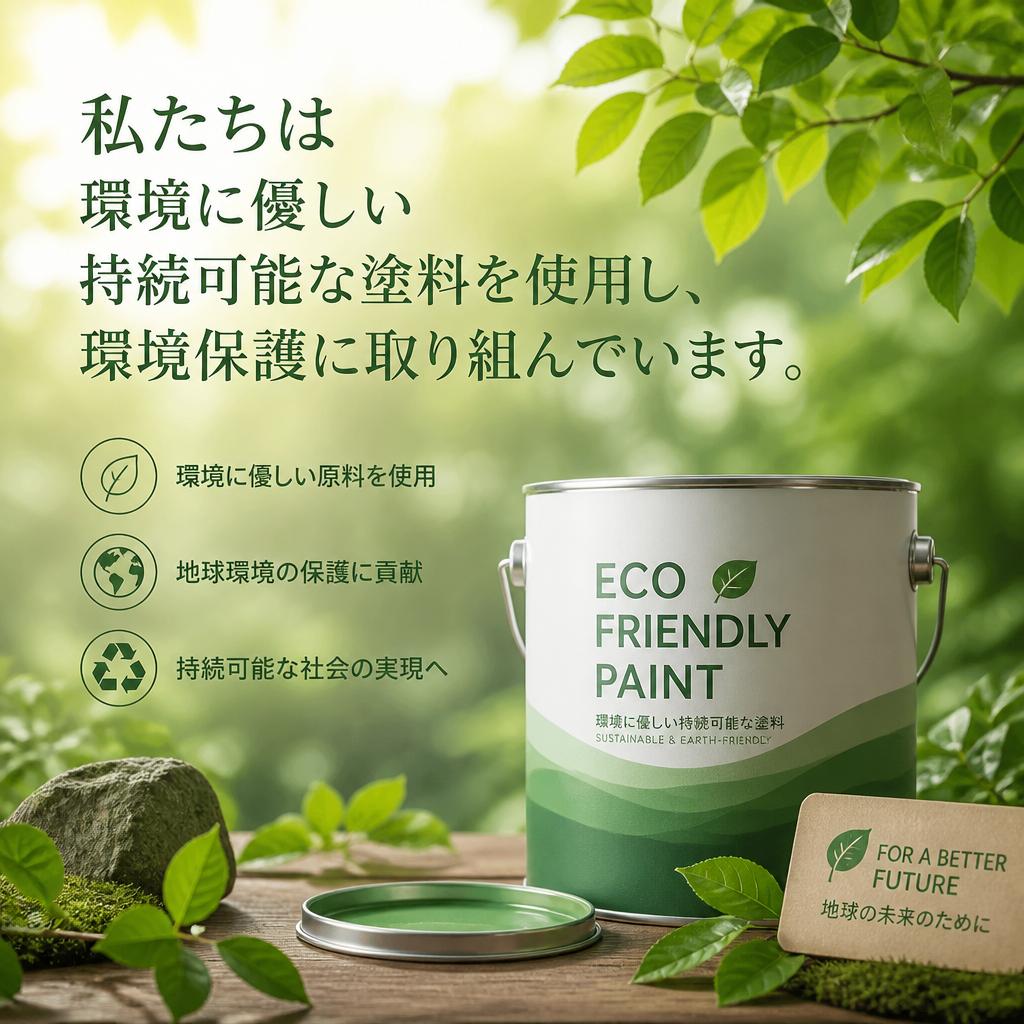 持続可能な塗料の選択