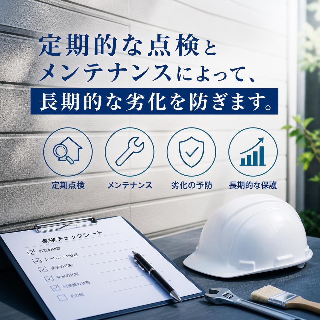 定期点検とメンテナンスの重要性