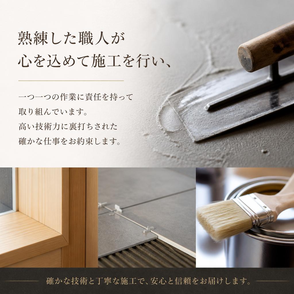 職人の誇りと技術
