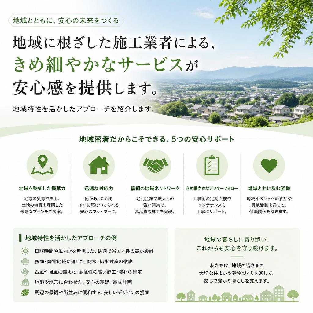 5. 地域密着型のサービスの利点
