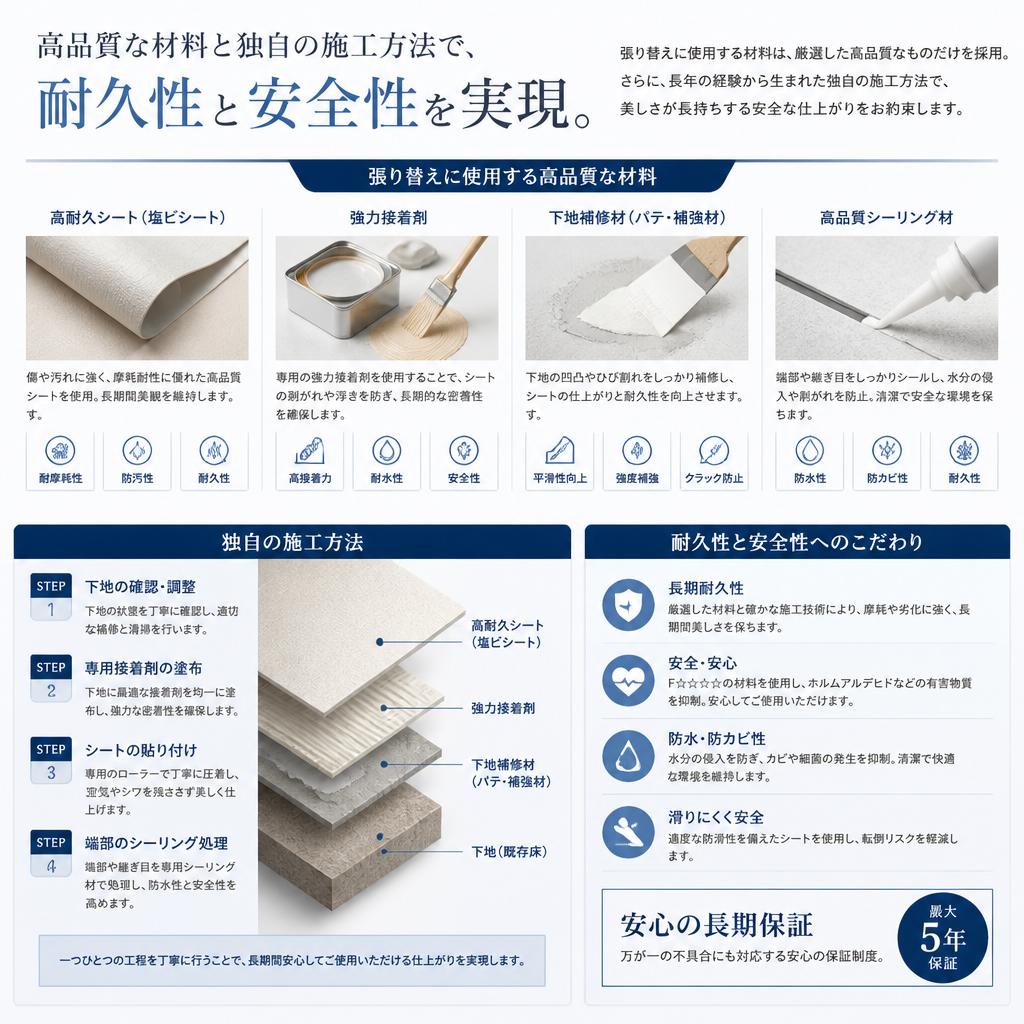 4. 使用する材料と施工方法