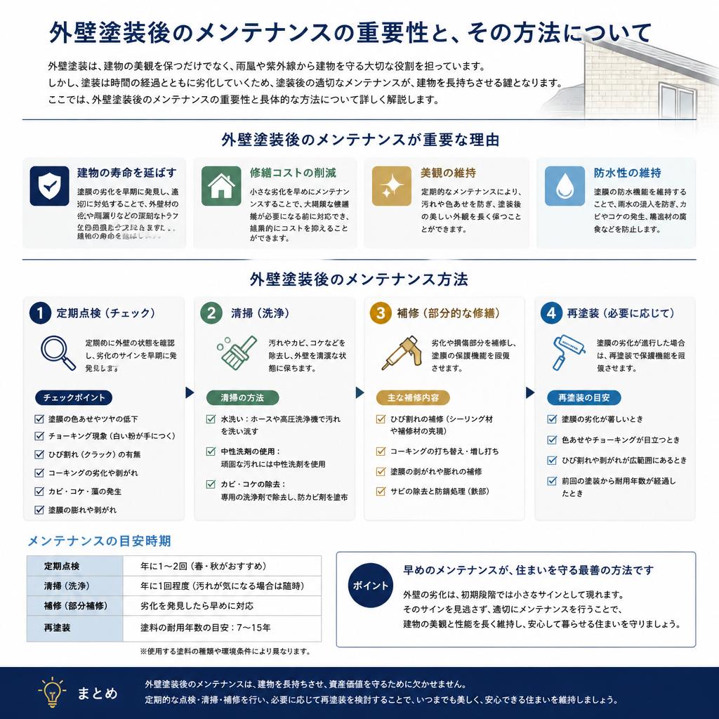 メンテナンスのススメ