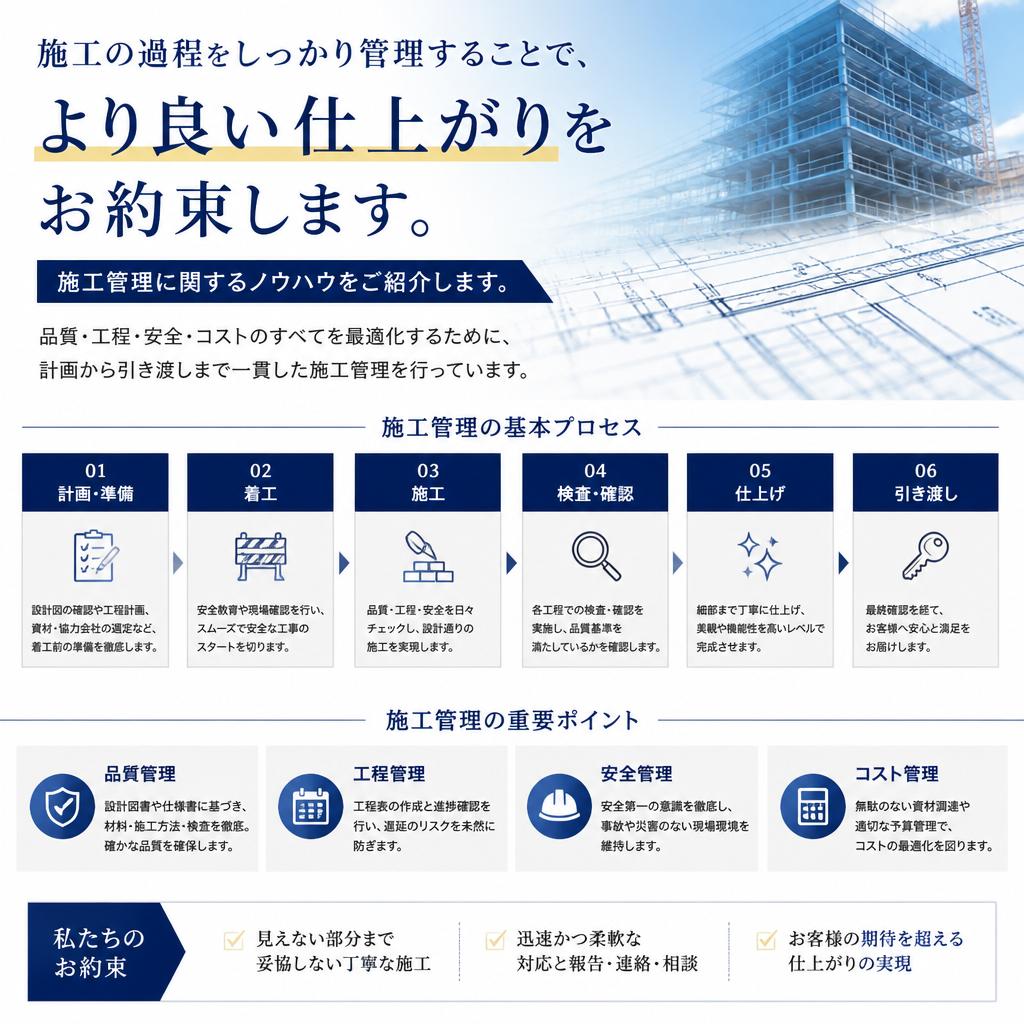 施工管理の重要性